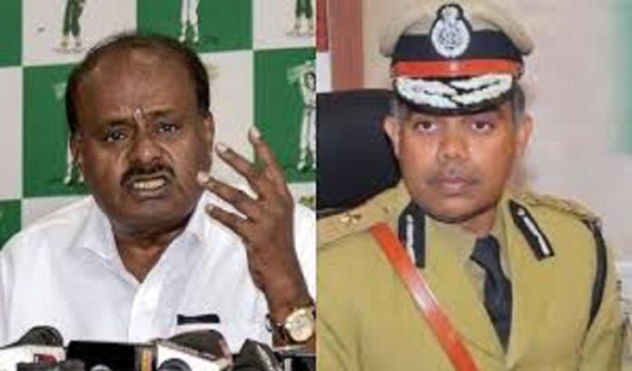 adgp chandrashekhar hd kumaraswamy