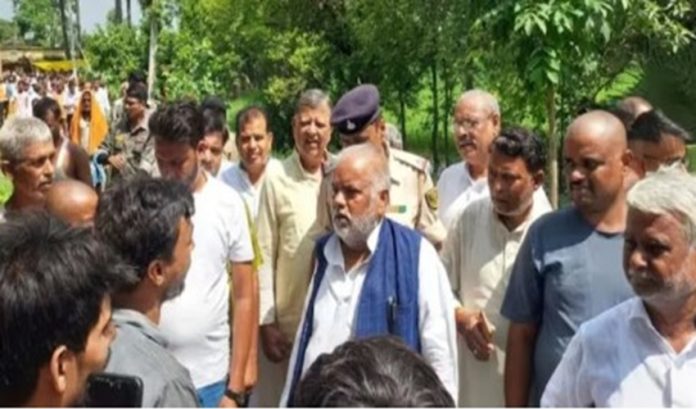 bihar minister attacked