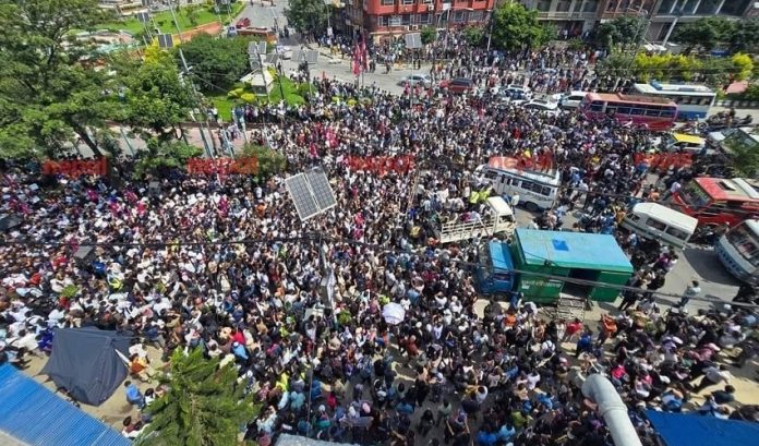 nepal protest