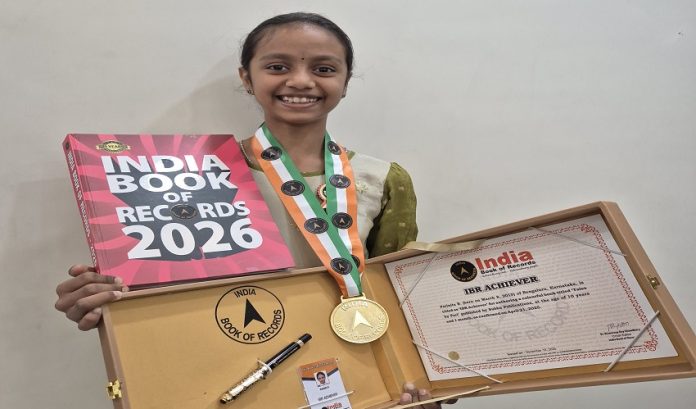 10-Year-Old Parinita. B. from Bengaluru Enters 
