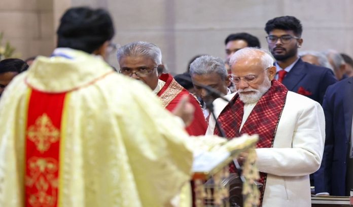 pm modi in christmas