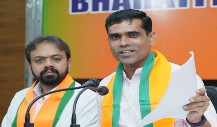 bjp leader p rajiv