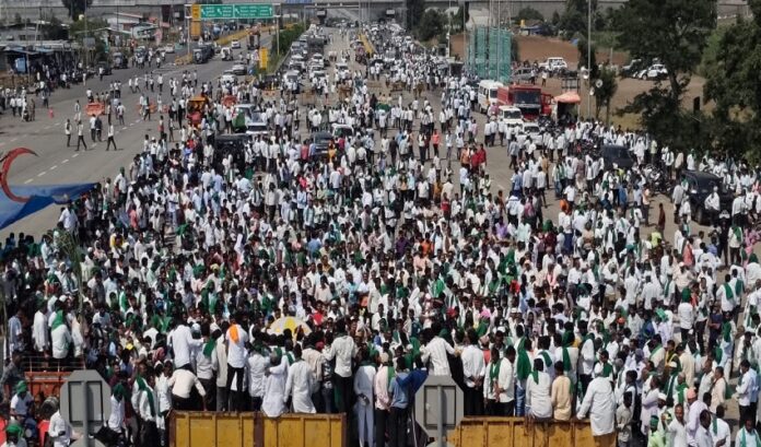 sugarkane farmers protest